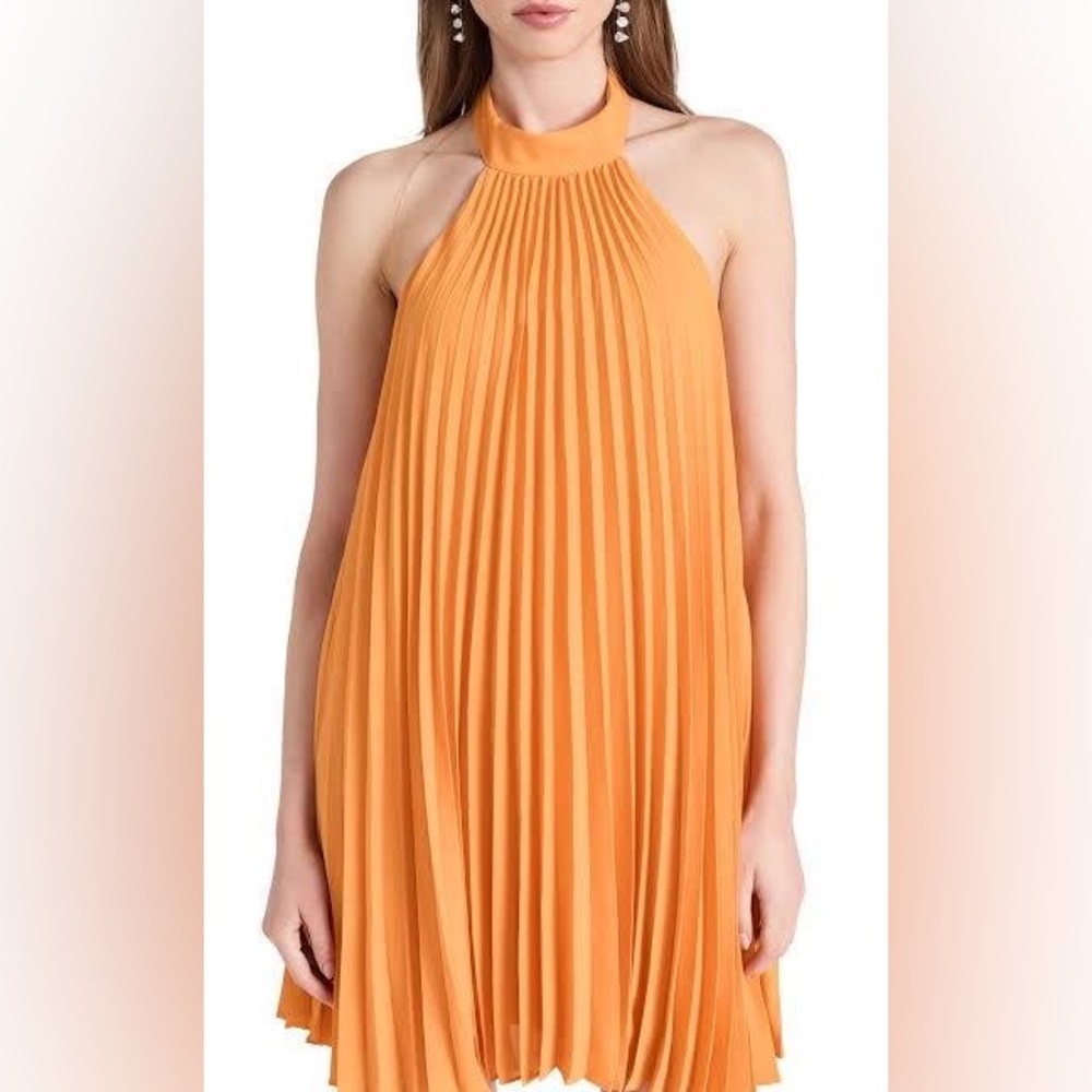 Alice + Olivia Women’s Aviana Pleated dress